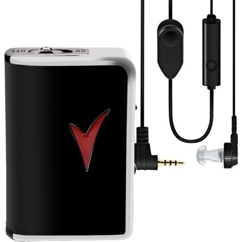 Mini Hearing Aids Sound Amplifier 8 Levels Volume Control Batteries Operated In Ear Hearing Enhancement Device for the Elderly