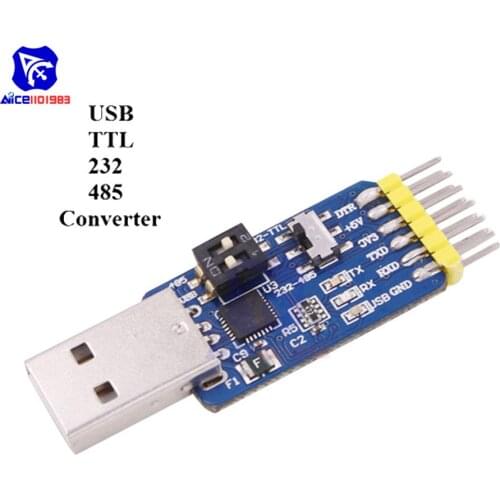 Diymore CP2102 USB-UART 6-in-1 Multifunctional(USB-TTL/RS485/232,TTL-RS232/485,232 to 485) Serial Adapter for Arduino