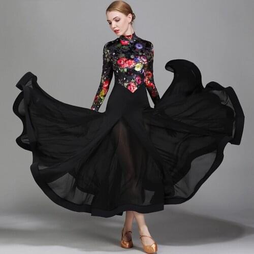 NEW Ballroom Competition Dance Dress Women Modern Tango Waltz Standard Dress Sexy Modern dance Costumes
