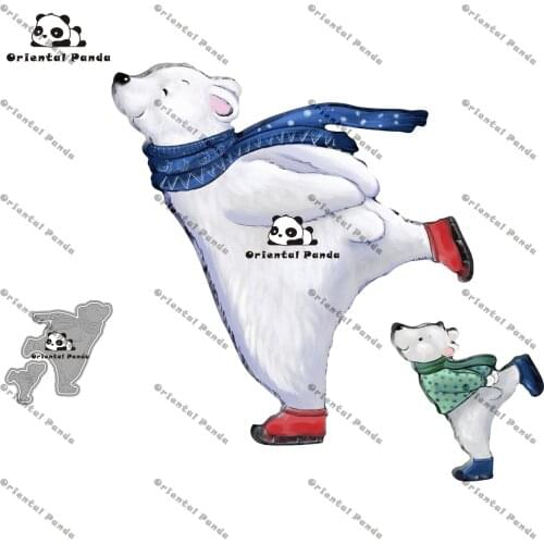 New Dies 2020 Camper Van Metal Arctic Bear Dies diy Dies photo album cutting die Scg new Die for 2021 craft decorne Animal die