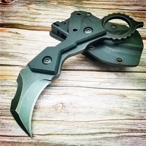 220mm 9CR18MOV Blade Knives Fixed Blade Knife Tactical Machete Hunting Knife Army Outdoor Camping Survival Rescue Knife