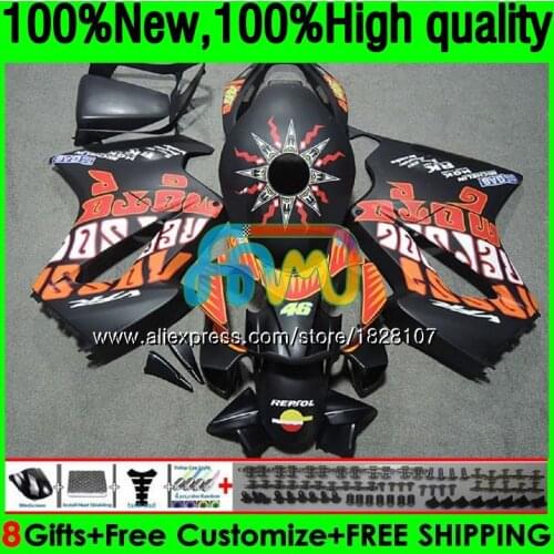 Interceptor For HONDA VFR800 RR 02 03 04 05 06 Flat Repsol 07 152BS.23 VFR 800RR VFR800RR 2002 2003 2004 2005 2006 2007 Fairing