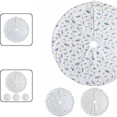 Plush Comfy Plush Christmas Tree Mat Home Decor Christmas Tree Skirt Plush Comfy Plush Christmas Tree Mat Home Decor