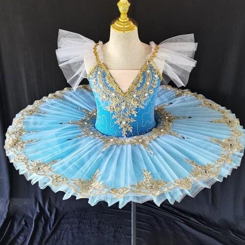 Professional Ballet Tutu Children Kids Pancake Platter Tutu Ballerina Party Dress Adult Women Girls Ballet Dance Costumes