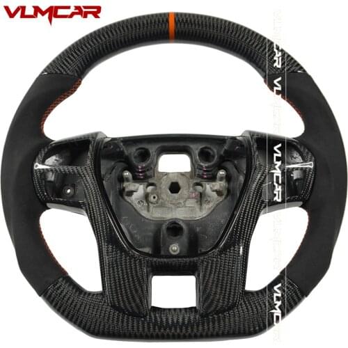 Private Custom Gloss Carbon Fiber Steering Wheel For Ford Ranger Everest Endeavor 2015
