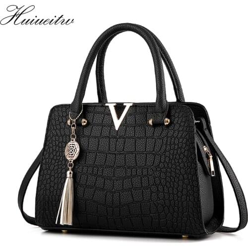 Fashion Women Handbags Tassel PU Leather Totes Bag Top-handle Embroidery Crossbody Bag Shoulder Bag Lady Simple Style Hand Bags