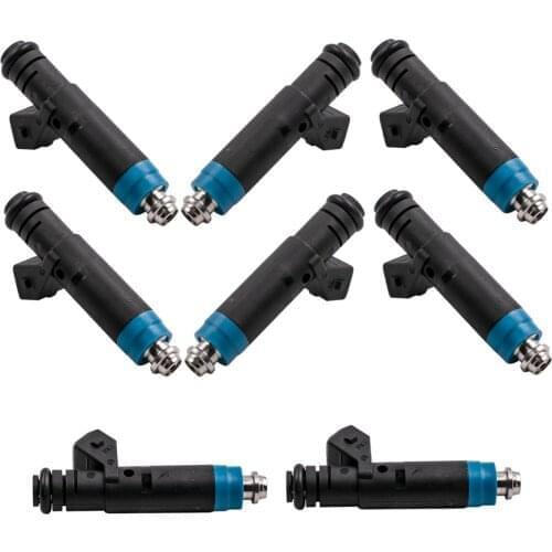 8pcs 80 LB High Impedance Fuel Injectors for Ford Mustang GT, LX and Cobra 5.0L 1986-95 EV1 110324 FI114992 for BMW 530i 1994-95