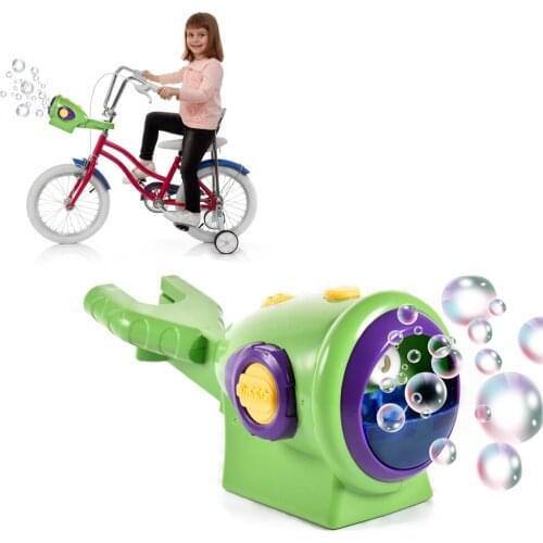 Bike Bubble Machine Automatic Bubble Blower Maker Install on Bicycle for Kids Children Baby Bath Outdoor Indoor Party Games Toy