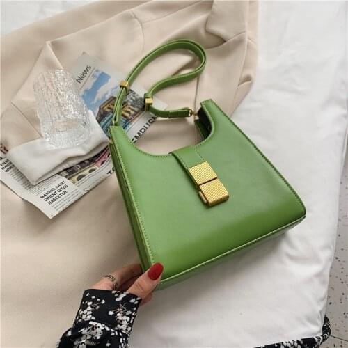 Large Capacity New Ladies Bagfashion Small Square Simple One-shoulderbag Messenge Rbag Pure Color All-match Free Shipping