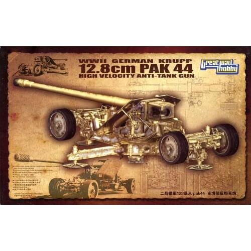 GreatWall L3526 1/35 Scale 128mm PAK44 HIGH VELOCITY ANTI-TANK GUN MODEL 2019