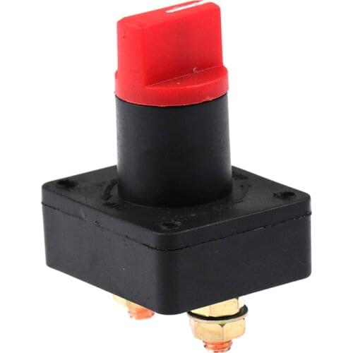 1Pc Battery Disconnect Kill Selector Switch 60V 100A Master Disconnect Rotary Cut Off Isolator Kill Switch