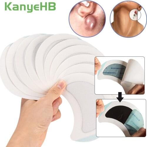 10pcs/5bags Herbs Lymph Nodes Patch Breast Lymphatic Drainage Plaster Effective Anti-Swelling Neck/Armpit Lymphatic Detox Patch
