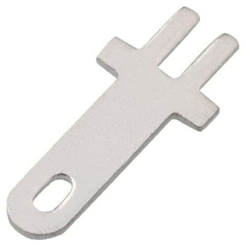 100pcs 2.8 Inserts Plug Spring Terminal PCB Solder lug type thickness 0.5mm 0.8mm two legs,PCB welding sheet Terminals