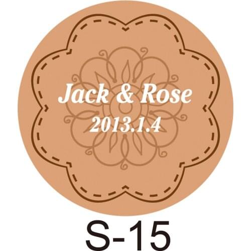 150pcs/lot personalized candy sticker favor sticker for wedding bride shower wedding party decoration small circle S15