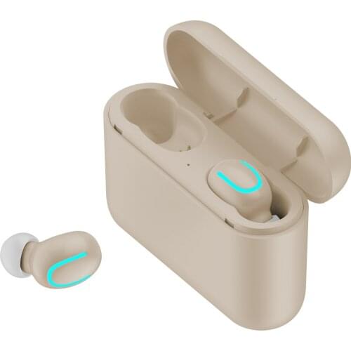 2019 New Mini TWS V5.0 Bluetooth Earphone True Wireless Stereo Deep Bass Sound With Dual Headset HIFI Wireless Earphones Bank