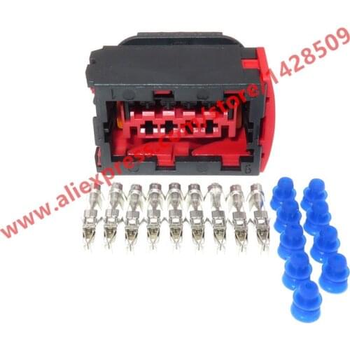 5 Sets 9 Pin Automotive Connectors Sealed Car Female Waterproof Automotive Wire Connector