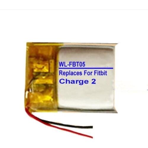 10pcs/lot TTVXO for 60mAh Smartband Fitbit Charge 2 Smartwatch Battery LSSP411415