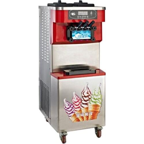 40L big capacity floor standing three flavor soft service ice cream mixer making machine for sale