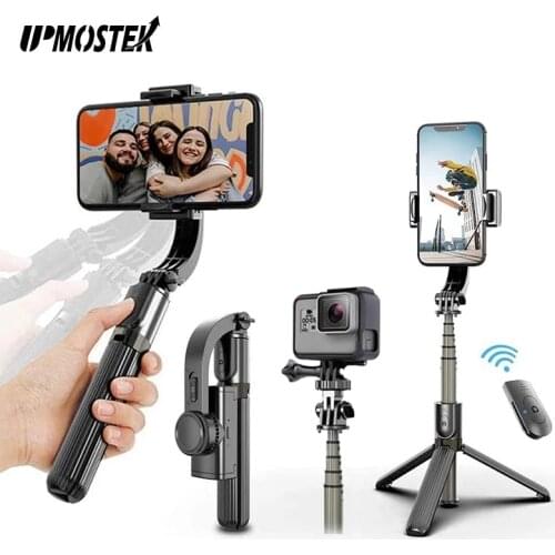 Wireless Bluetooth Handheld Gimbal Stabilizer Mobile Phone Selfie Stick Holder Adjustable Selfie Stand For iPhone/Huawei/Android
