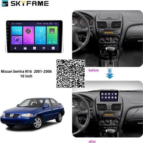 For Nissan Sentra B15 B16 2001-2006 Car Radio Stereo Android Multimedia System GPS Navigation DVD Player