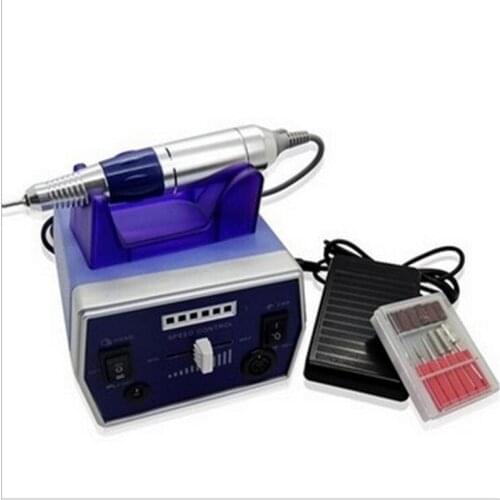 Electric Nail Drill Manicure Set Pedicure Glazing Machine 30000 RPM Fingernail Care System Kit Files Shine Salon Toenail Polish
