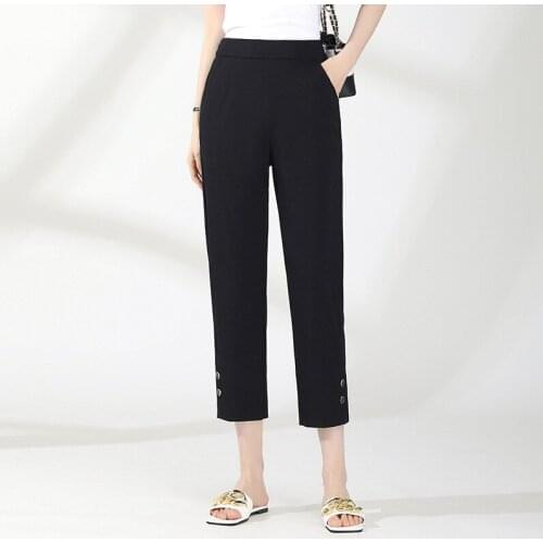 KUANGNAN Women's Capri Pants