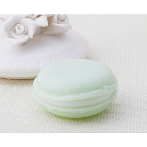 Cute Macaron Cake Shape Box Earrings Ring Necklace Jewelry Storage Display Case