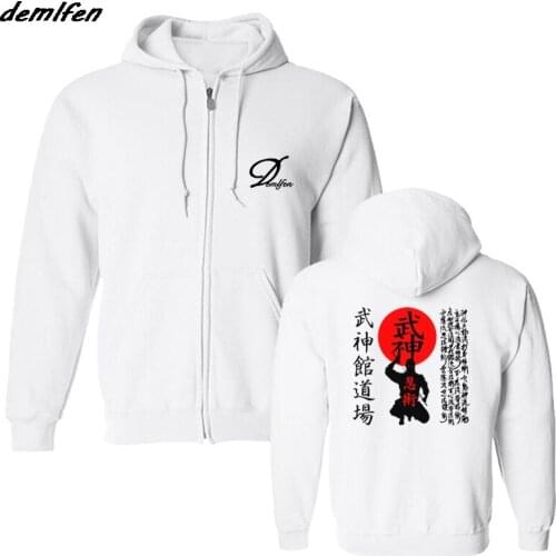 Spring Autumn Men Hoody Fleece Sweatshirt New Bujinkan Dojo Budo Taijutsu Ninjutsu Japanese Kanji 9 School Hoodie Jacket Coat