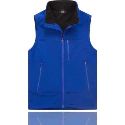 Men Women Softshell Fleece Hiking Vest Winter Coats Outdoor Sleeveless Jacket Camping Trekking Hunting Waistcoa