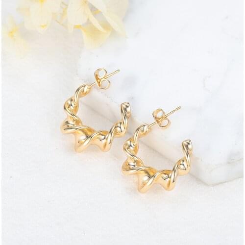 MYDIY DIANA Hoops by CaitlynMinimalist Modern Earrings Geometric Hoops Earrings Huggie Earrings Perfect Gift for Her