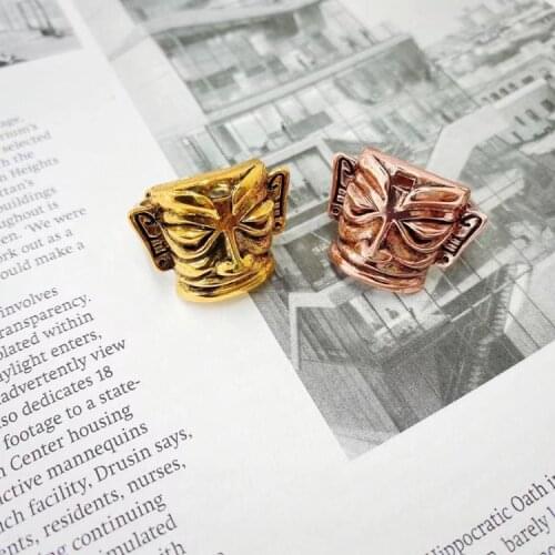 New Style Titanium steel Ring For Men Women Temperament Fashion Alien Rings Sanxingdui For Jewelry Birthday Light Luxury Gift