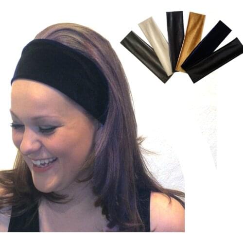 ON SALE 1PCS 2018 New Elastic Velvet Hair Belt Girl Yoga Headband Accessories Black Hair Bands Tie For Women Leisure Girls