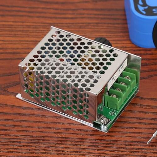 220V Brush Motors Speed Controller AC DC 10-210V 500W Voltage Strong Toughness Electric Portable Dimmer Regulator