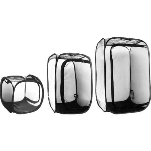 Butterfly Habitat Mini Insect And Butterfly Cage Pop-up Collapsible Insect Mesh Cage Insect Feeding Box