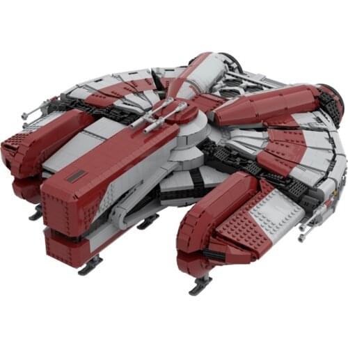 MOC Ebon Hawk -Knights of The Old Republic Building Blocks Space Battle Robot Transport 30979 Battleshipss Bricks Kid Toys Gift