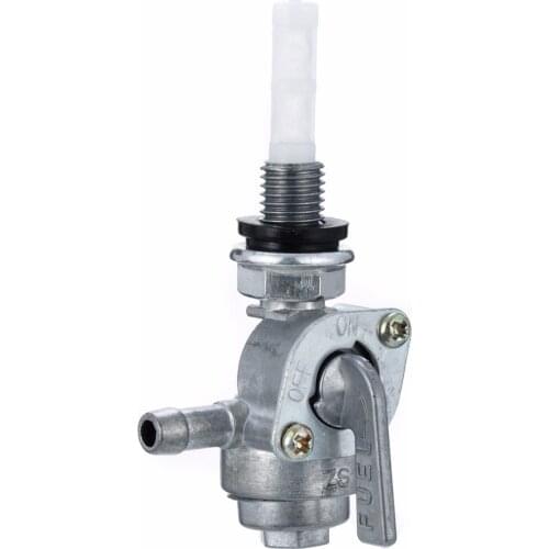 1Set Fuel Shut Off Valve Tap Switch ON/OFF Switch Valve 1/4" Hose Barb M10x1.25 for Generator Engine Oil Tank Replacement