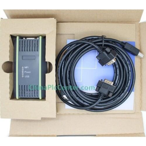 USB/MPI PC Adapter USB S7-200/300/400 PLC,MPI/DP/PPI Programming Cable Profibus Win7 64bit