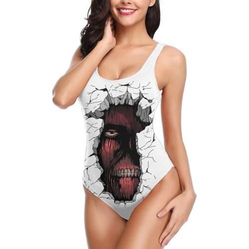Women 2021 sexy Bikinis Titan attack Women Swimsuit One Piece Bikini Anime Harajuku Kawaii Beach wear For Women