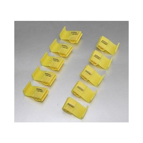 10PCS QUICK SPLICE WIRE CONNECTORS 12-10 GAUGE SCOTCHLOKS INSTANT TAPS