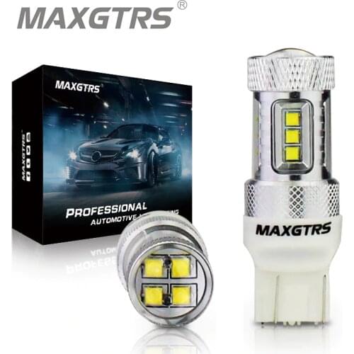 2x W21/5W CREE Chip T20 7443 LED Bulbs Car Brake Lights Signal Backup DRL Lights DC12V 24V White/Red/Amber 30W 50W 80W