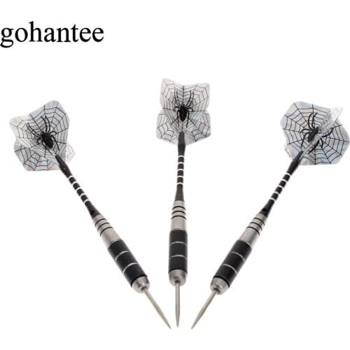 3Pcs/Set 22g Tungsten Steel Needle Tips Point Darts, Barrel & Carved Aluminium Shafts & Nice 2D Laser Reflective Dart Flights