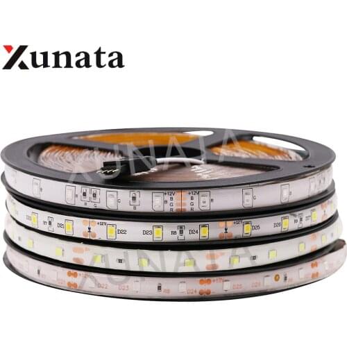 5M 5050 3528 DC12V 60led/m Light Lamp Waterproof RGB/White Warm/ White/Blue/Green/Red Ribbon Tape Led Fiexble Led Strip Light