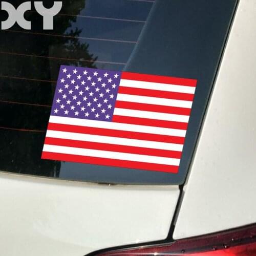American United States Flag Vinyl Decals Sticker for Car Window Truck Bumper Large Kit Motocross Motorcycles Skate Board