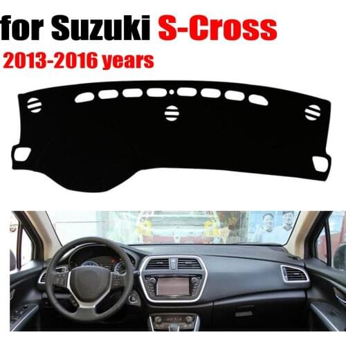 Car dashboard covers for Suzuki S-Cross 2013-2016 years Left hand drive dashmat pad dash cover auto dashboard accessories
