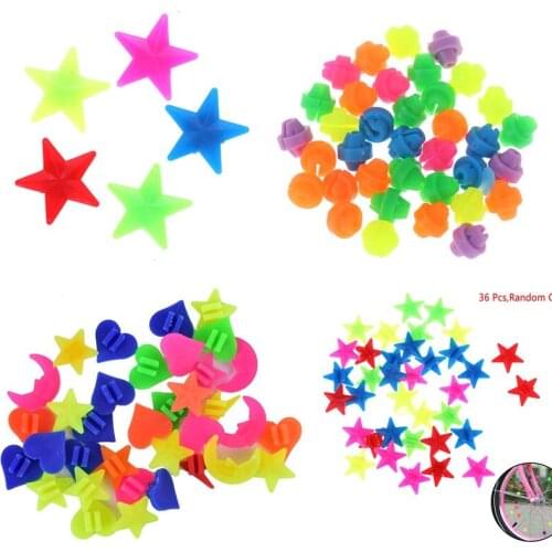 Bicycle Wheel Spoke Colorful Plastic Bead Multi Color Children Clip Decoration baby Bike kid Cycling Accessories