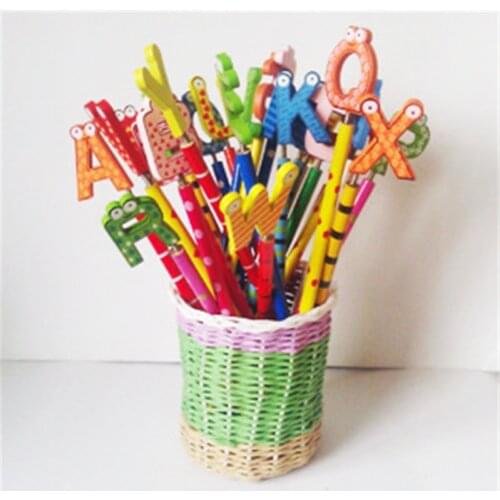 B317 Japan and South Korea stationery lovable cartoon wood pencil / fashion creative student prizes wholesale office supplies