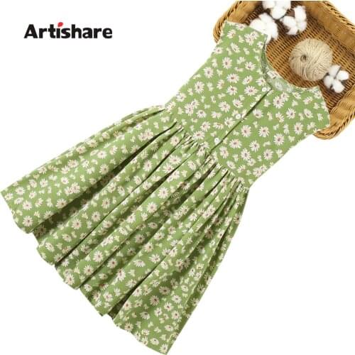 Kids Dresses For Girls Floral Party Dress For Kids Girl Summer Children Party Dress Casual Style Childrens Clothing 6 8 10 12 1