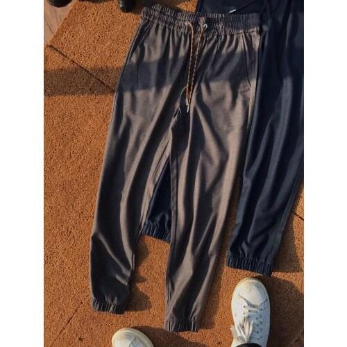 Lovyuchy Men's Wool Trousers