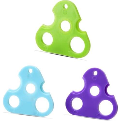 Triangle Leaf Shape Refillable Essential Oil Opener Key Corkscrew Tool Remover Roller Balls Caps Refillable Bottles Accessories