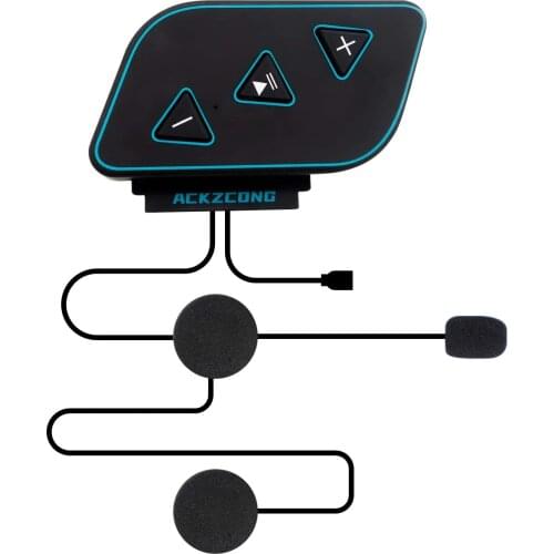 Motorcycle Helmet Bluetooth Headset, Waterproof Motorcycle Headset Wireless Mic with Power Bank Function BT 5.0 180H Work time